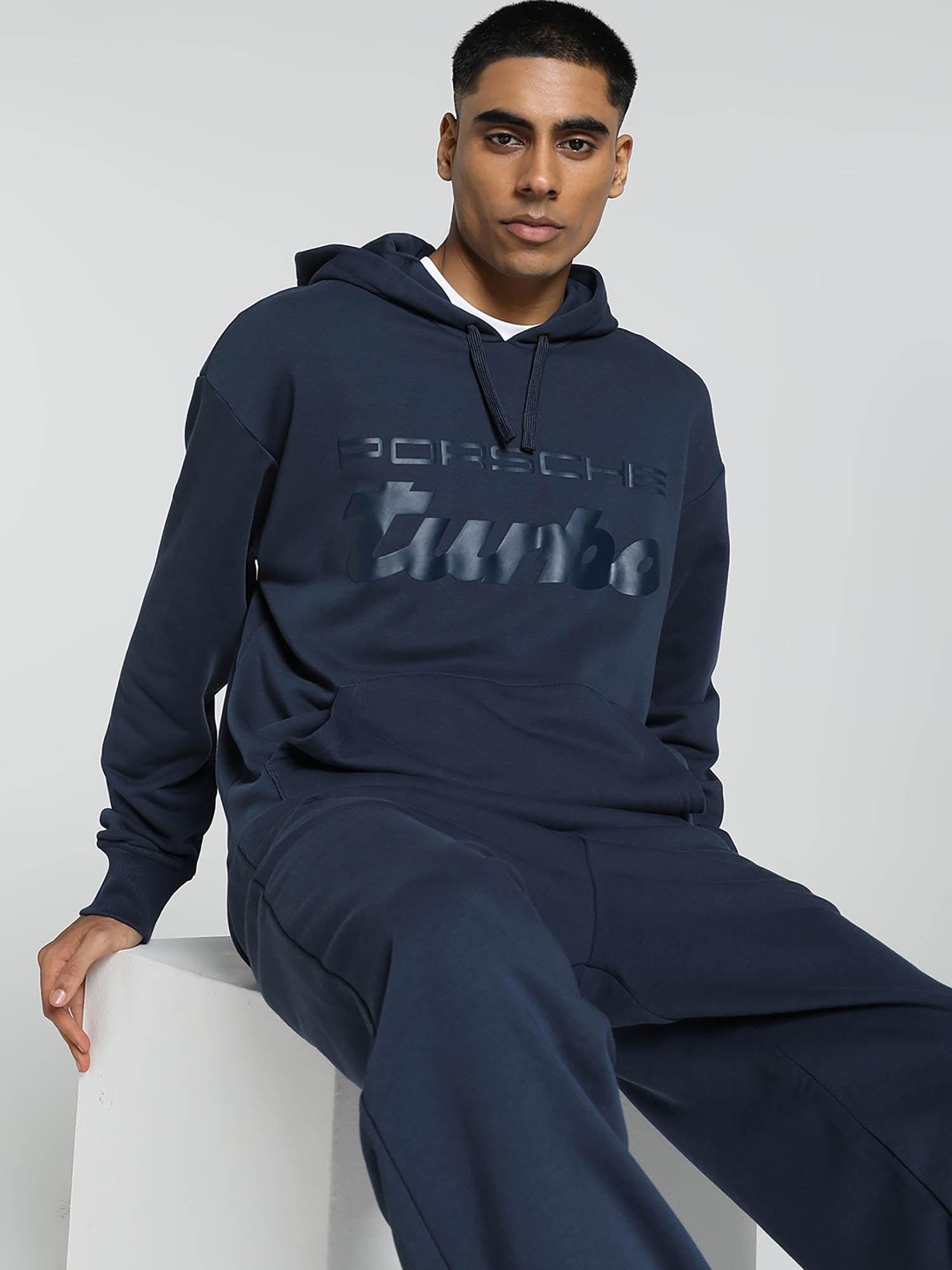 pl essentials men's blue hoodies