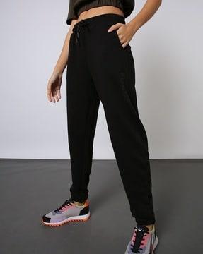 placement print loose fit joggers