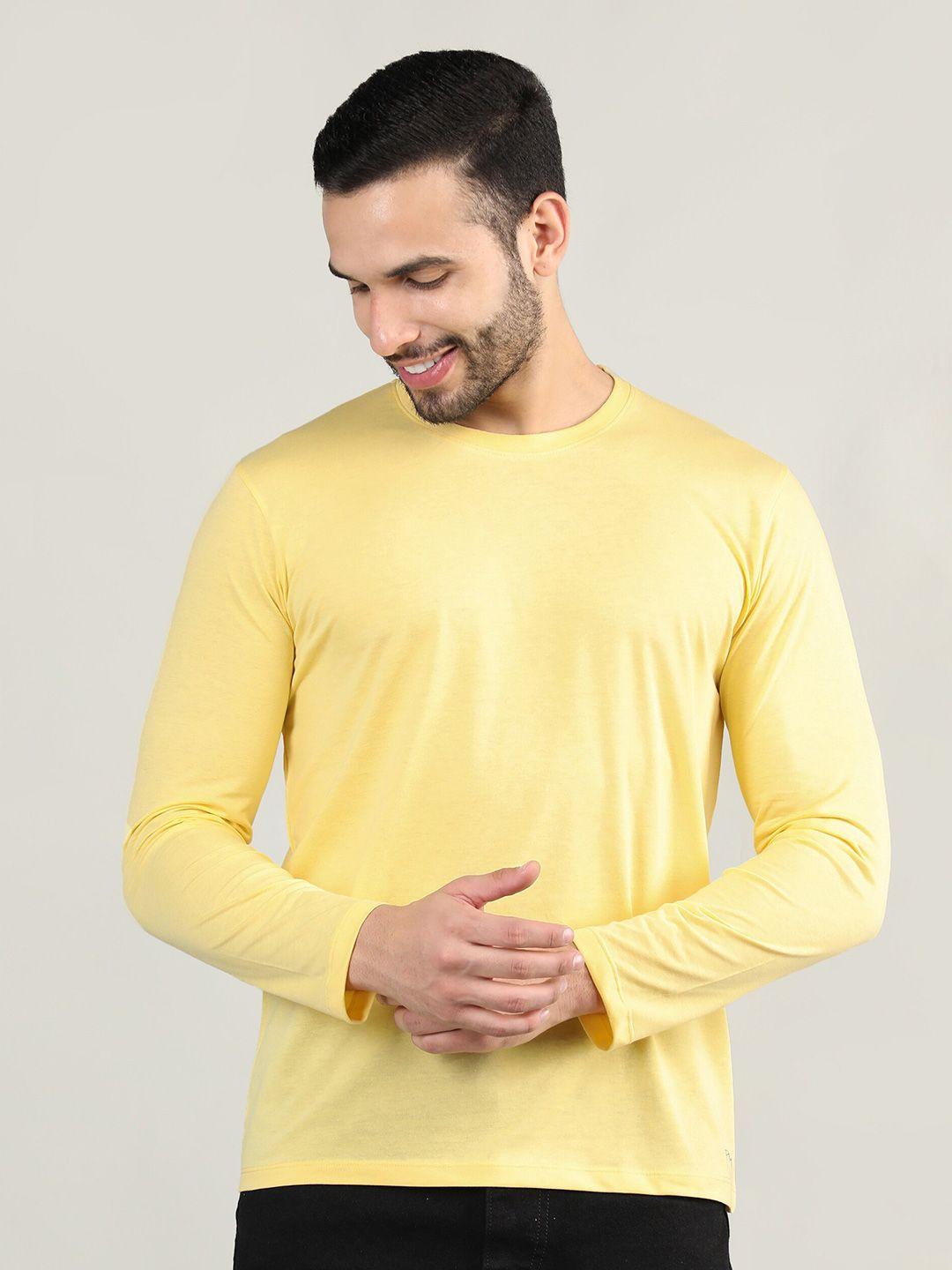 plagg round neck full sleeve cotton t-shirt