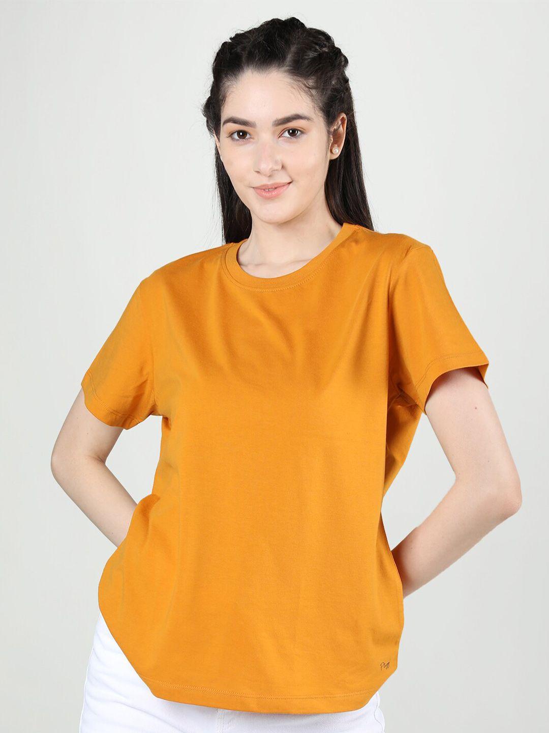 plagg round neck short sleeves cotton t-shirt