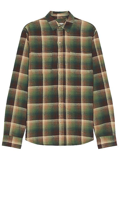 plaid cotton flannel shirt