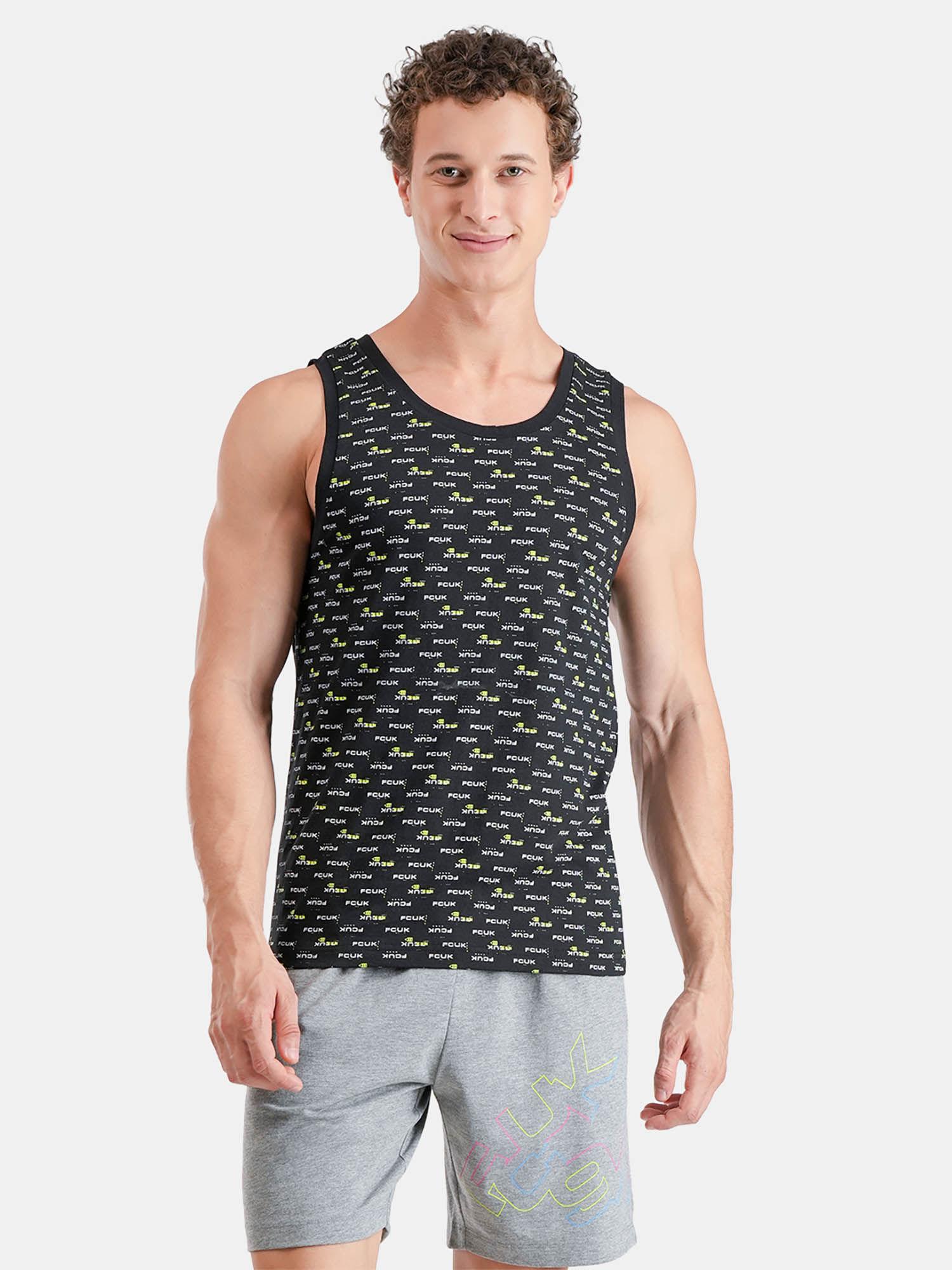 play hackney men's printed lounge vest