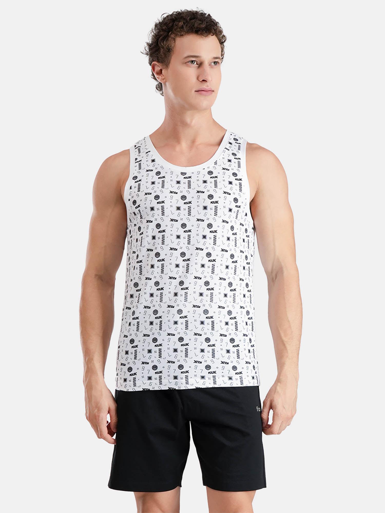 play hackney men's printed lounge vest