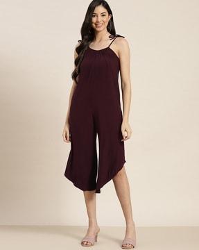playsuit with strappy sleeves