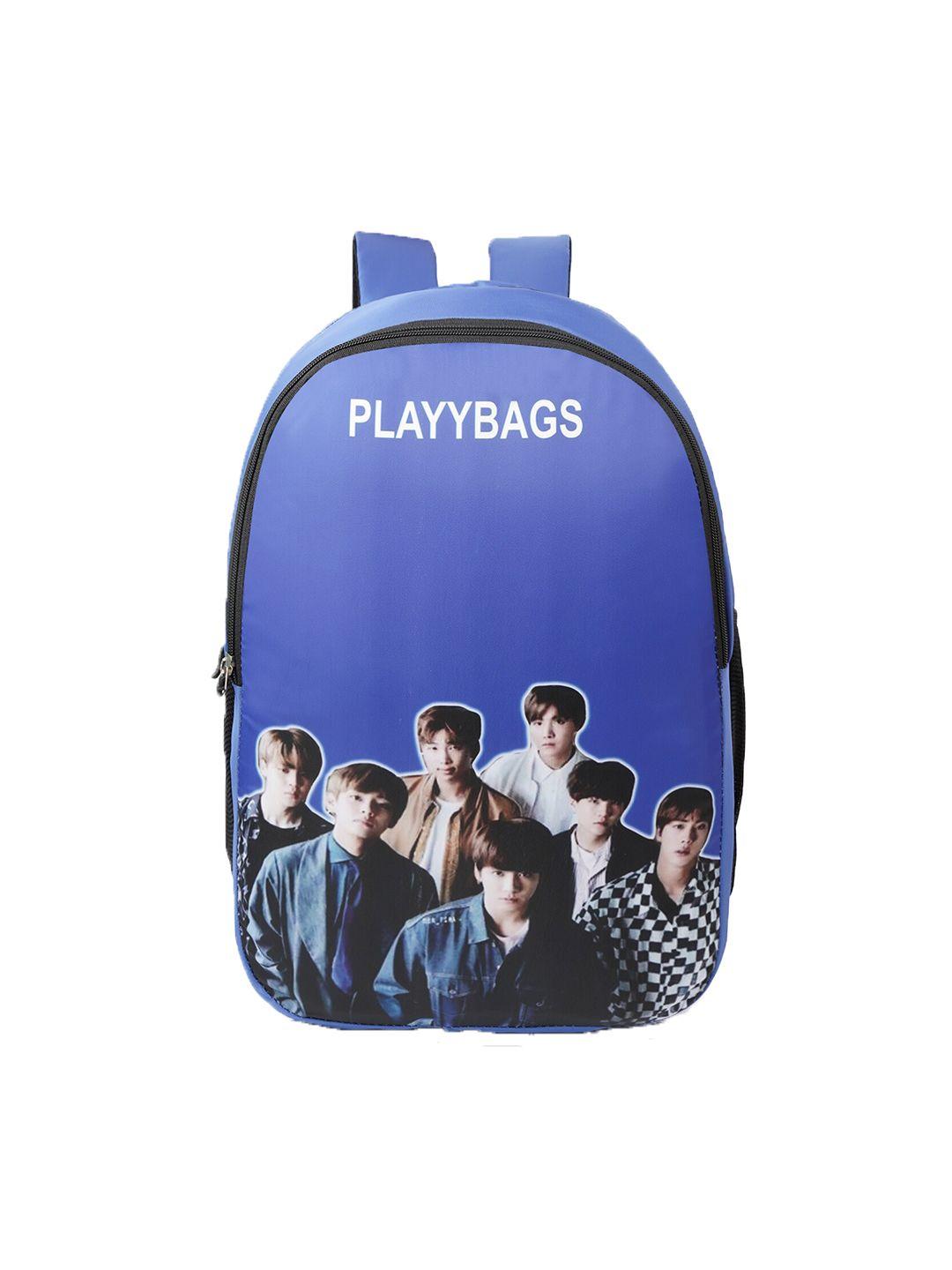 playybags water resistant bts large backpack with rain cover