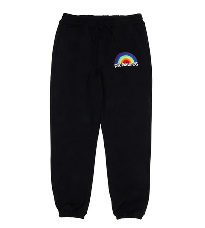 pleasures capsul x black good time printed relaxed fit sweatpants