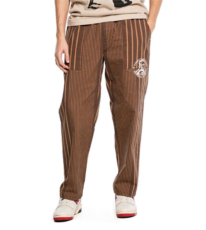 pleasures capsul x brown optics easy printed relaxed fit trackpants