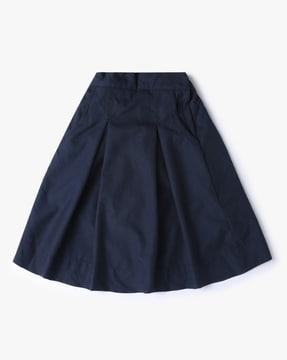 pleated-a-line-skirt
