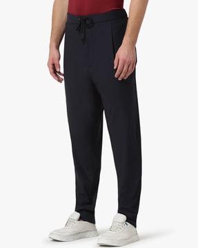 pleated relaxed fit trousers