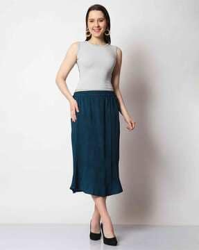 pleated skirt with top