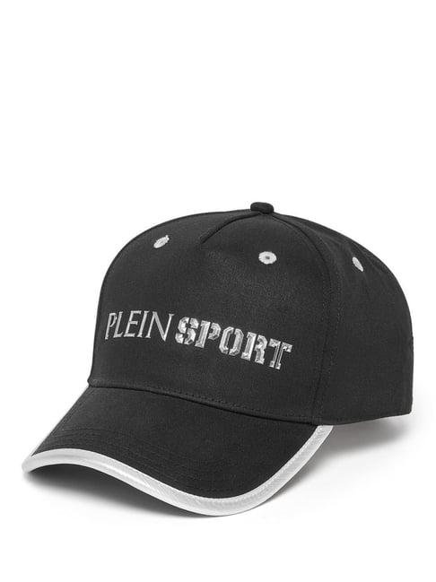 plein sport black logo baseball cap