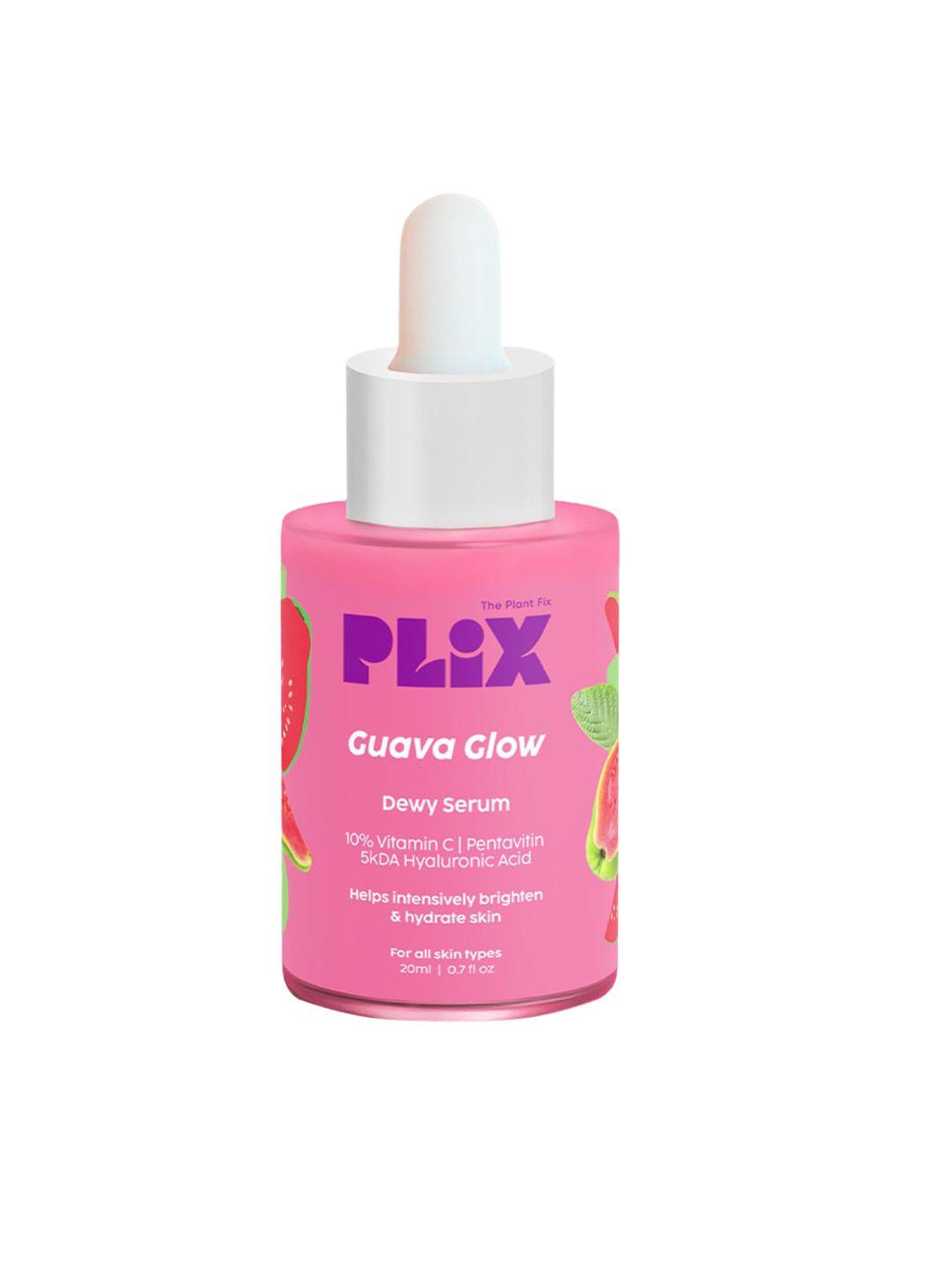 plix the plant fix 10% vit c guava face serum for skin brightening & even tone - 20ml