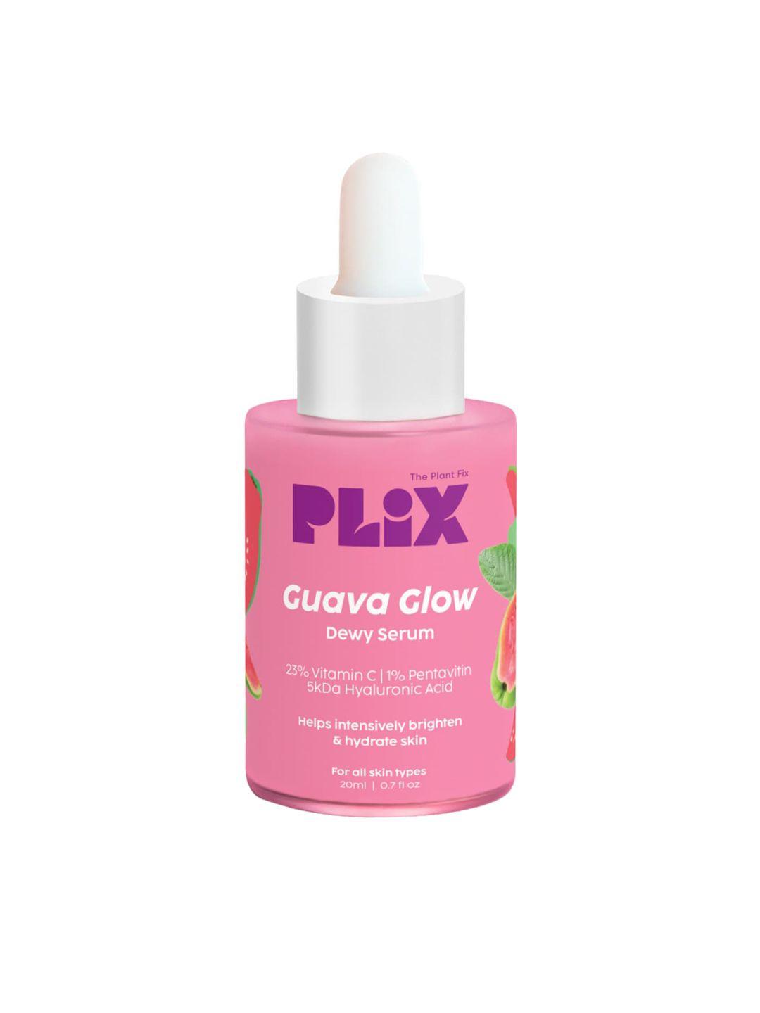 plix the plant fix guava glow dewy serum with vitamin c & hyaluronic acid - 20 ml