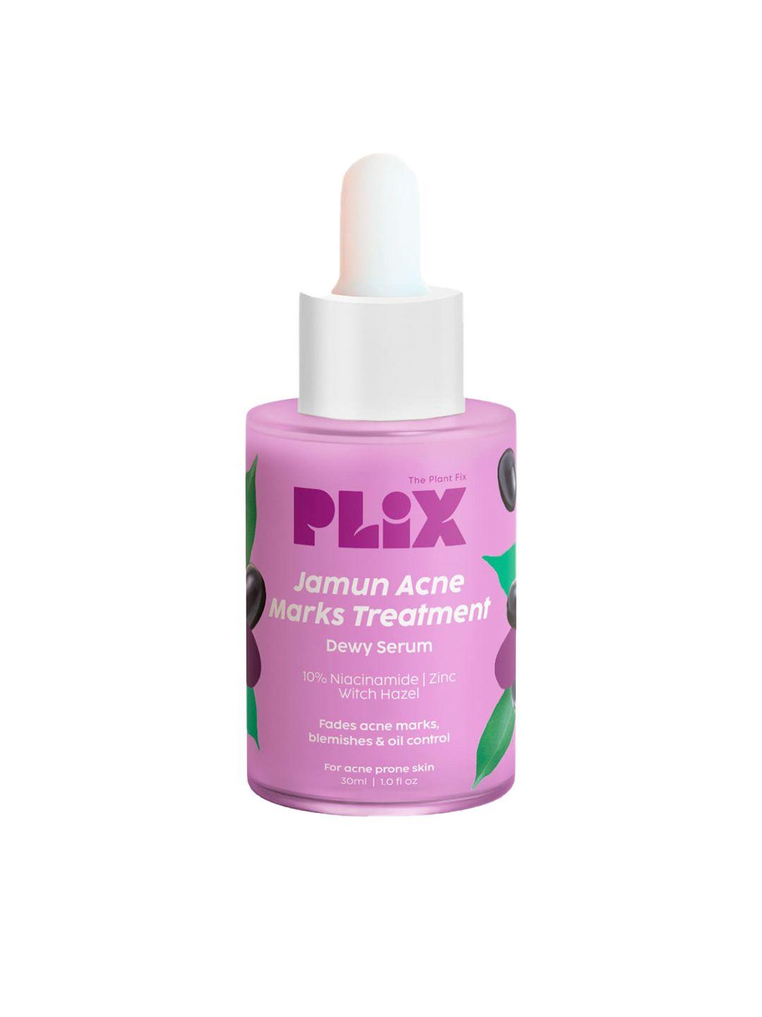 plix the plant fix jamun acne marks treatment dewy serum with niacinamide - 30 ml