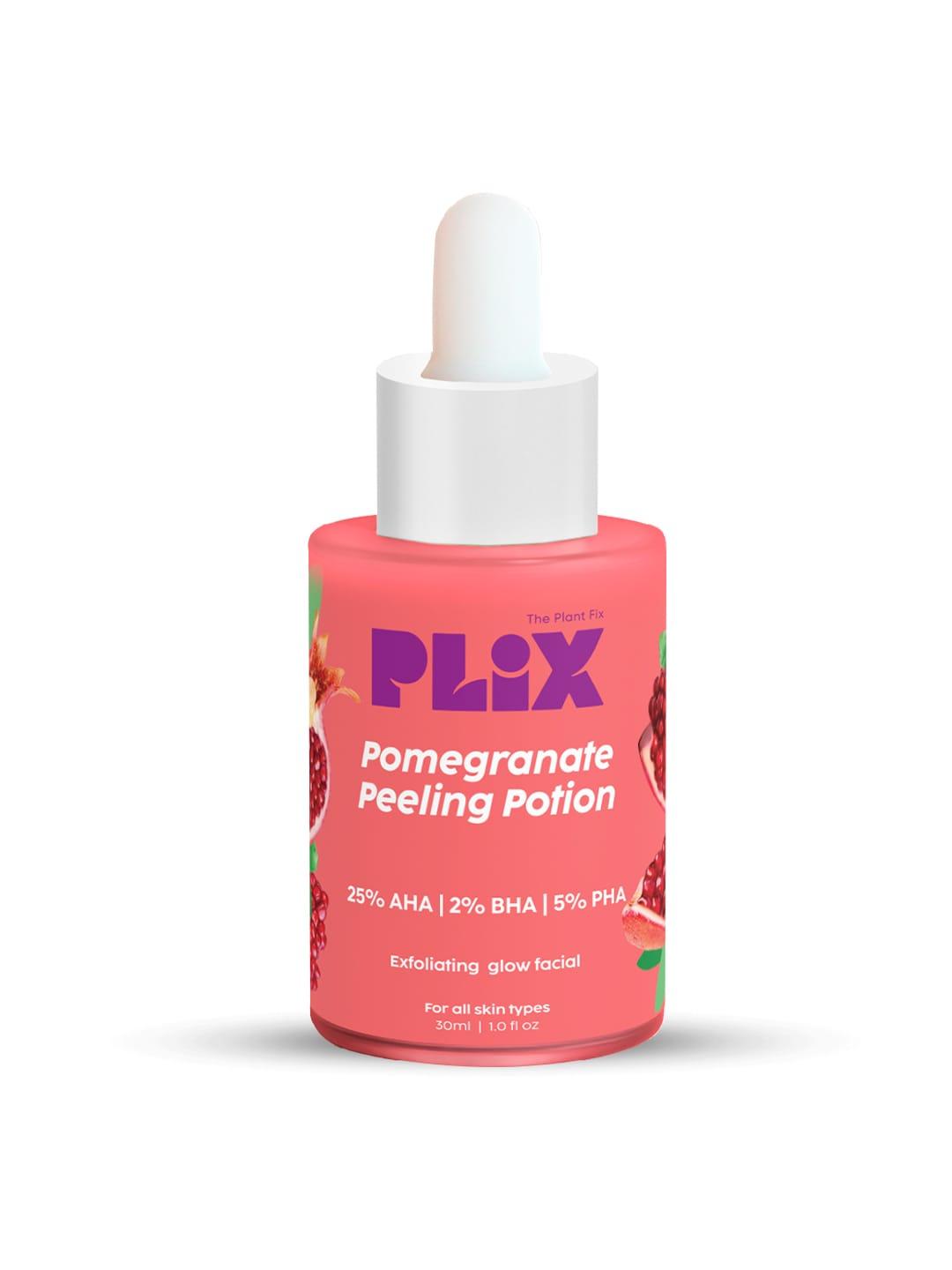 plix the plant fix pomegranate peeling potion with 25% aha + 2% bha + 5% pha - 30ml