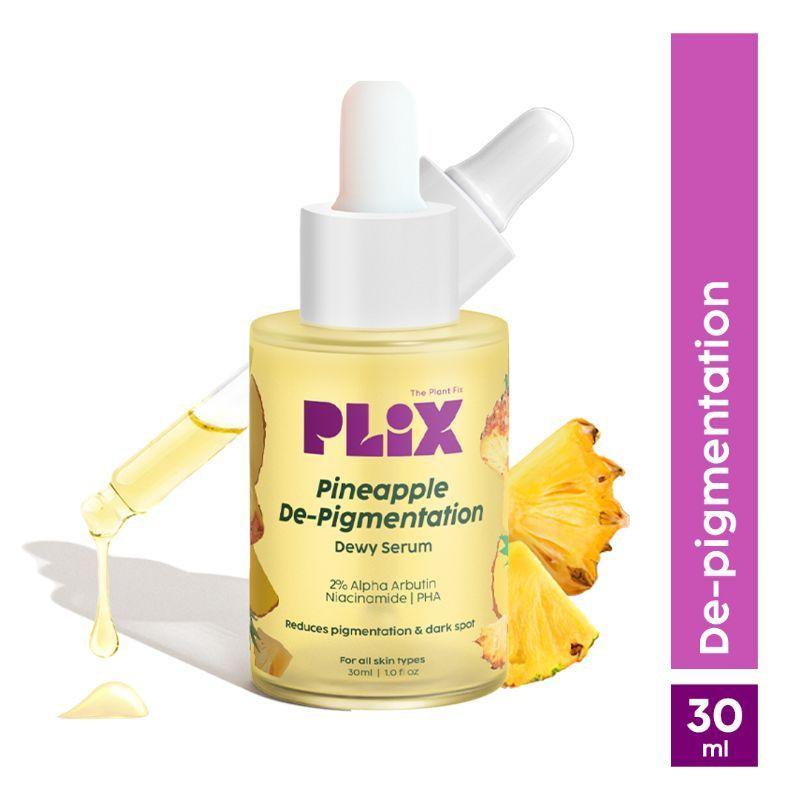 plix 2% alpha arbutin pineapple serum for pigmentation & dark spot reduction (30 ml)