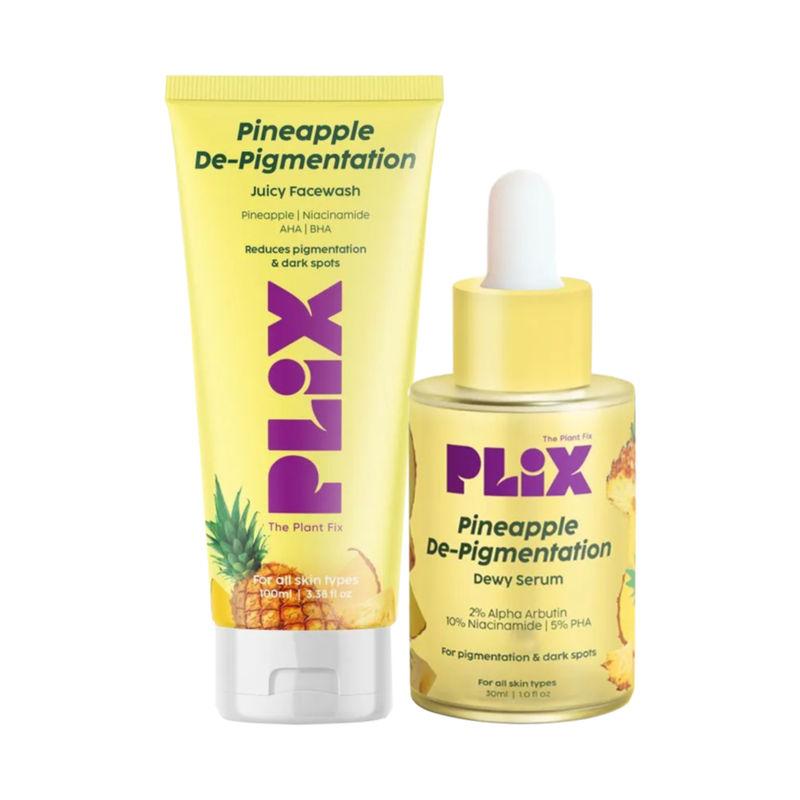 plix 5% pineapple foaming face wash and serum