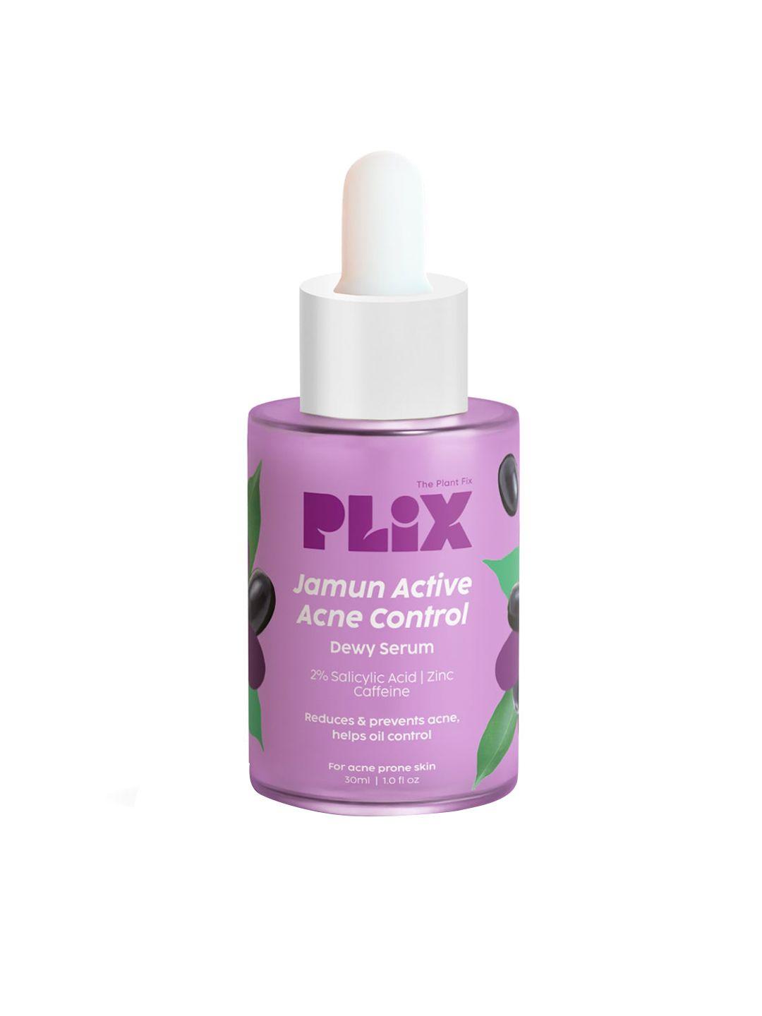 plix the plant fix 2% salicylic acid jamun active acne control dewy serum - 30ml