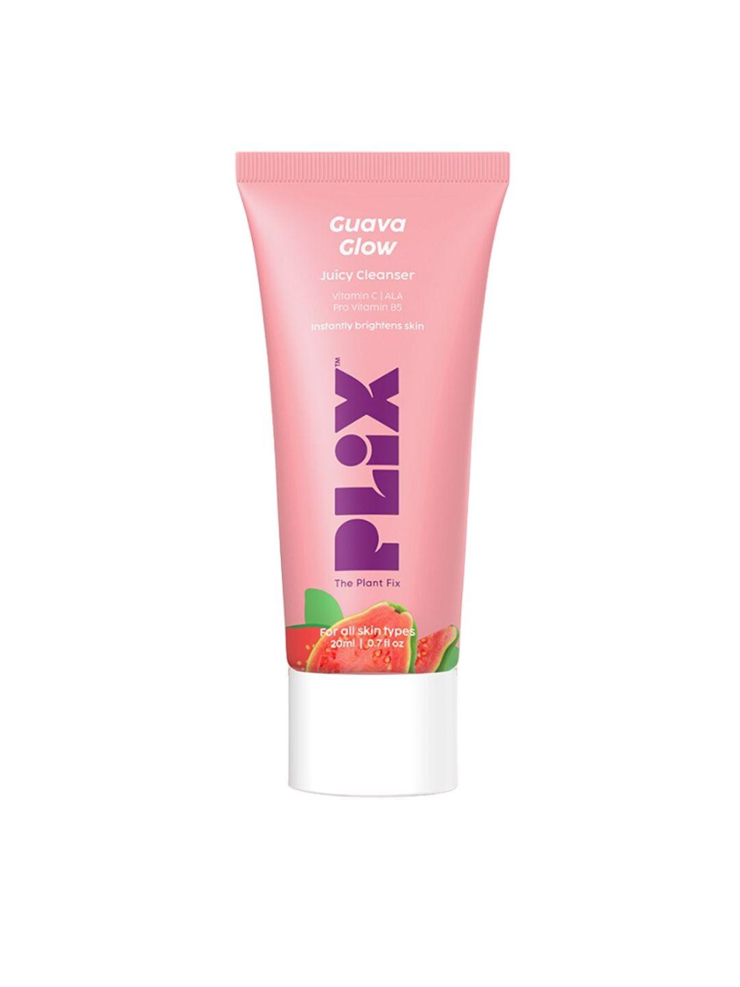 plix the plant fix guava glow juicy face wash for skin brightening - 20ml