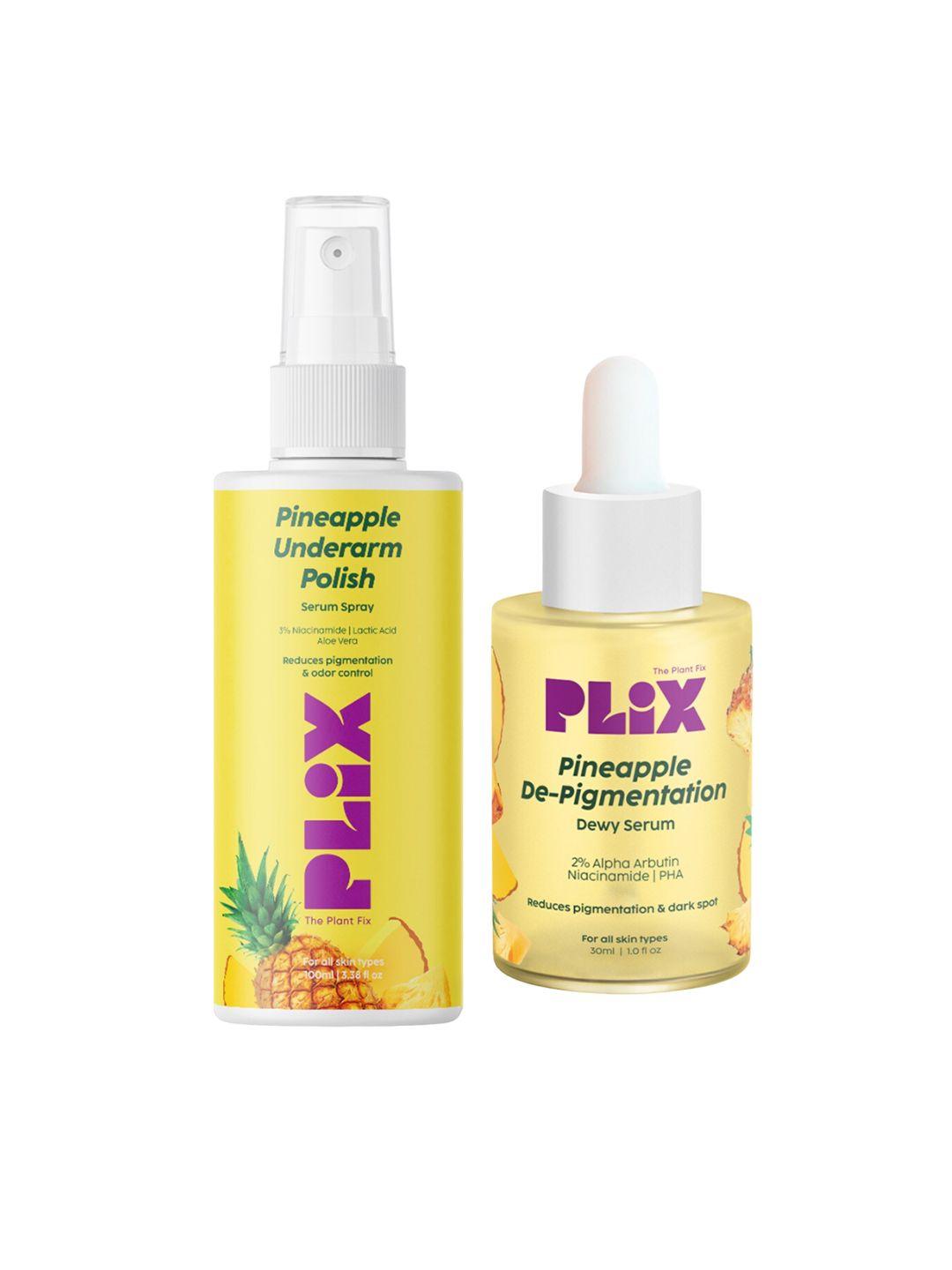 plix the plant fix pineapple underarm serum spray for dark underarms & depigmentation 30ml