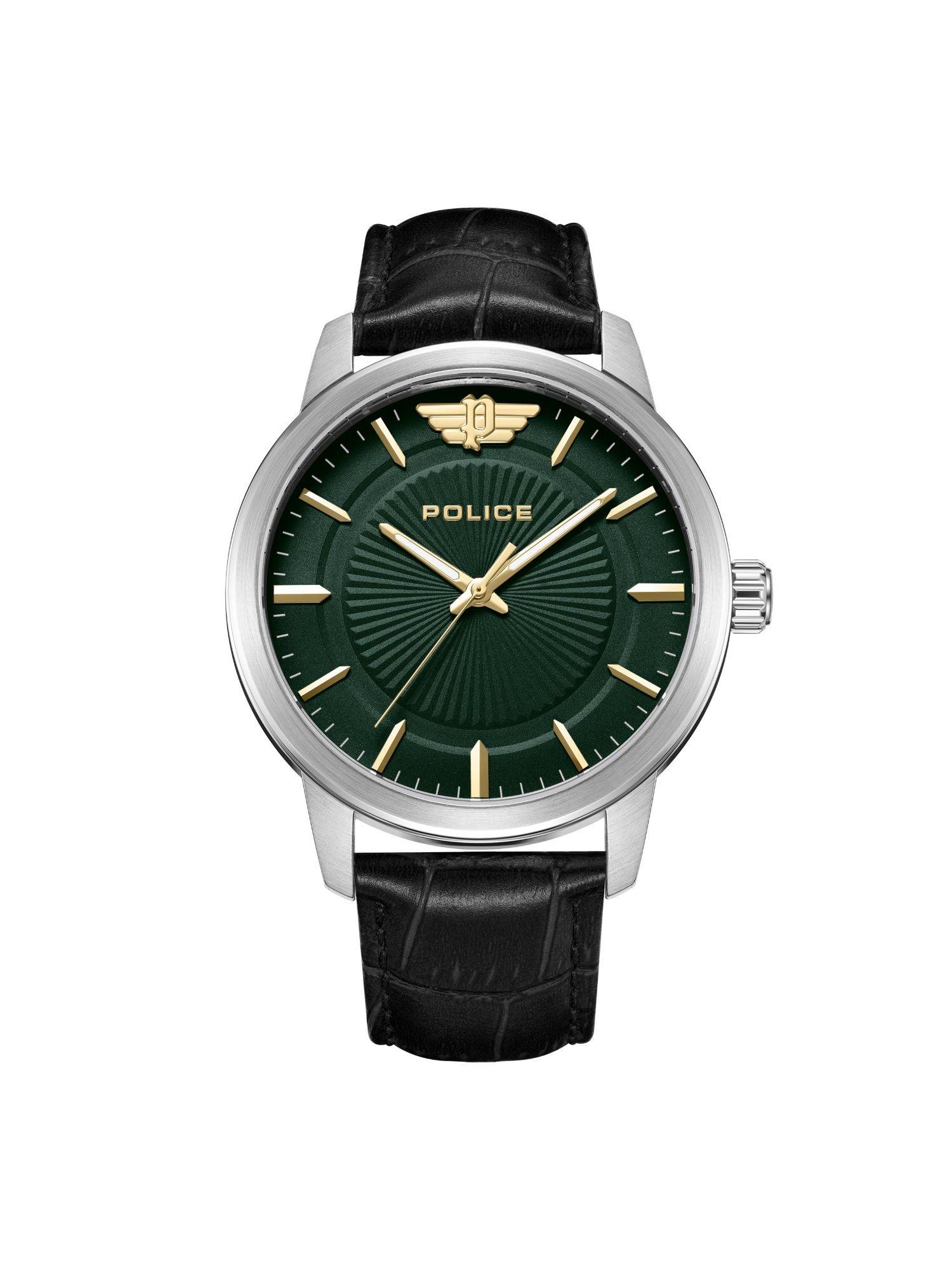 plpewja2227411 green dial analog watch for men