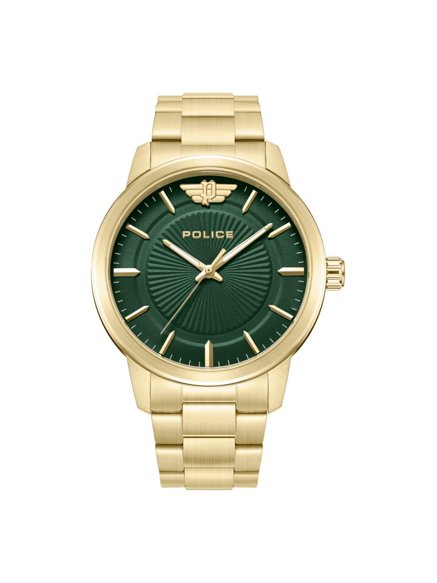 plpewjg2227408 green dial analog watch for men