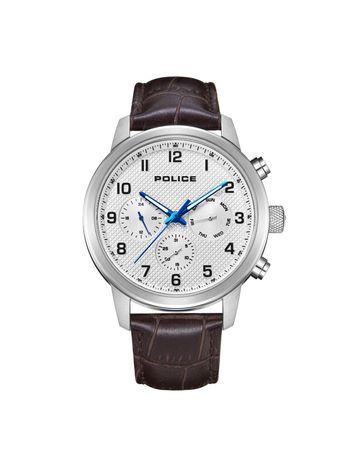 plpewjk2228201 white dial multi function analog watch for men