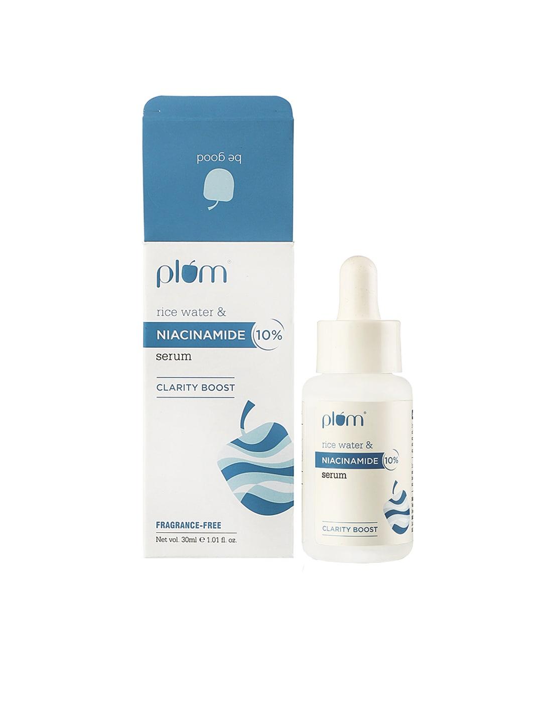 plum 10% niacinamide face serum with rice water - 30 ml