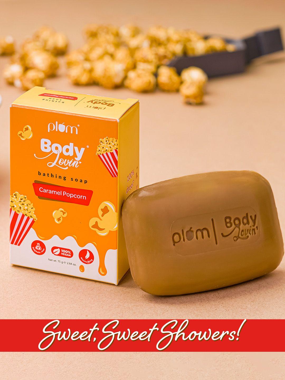 plum bodylovin caramel popcorn bathing soap-75gm