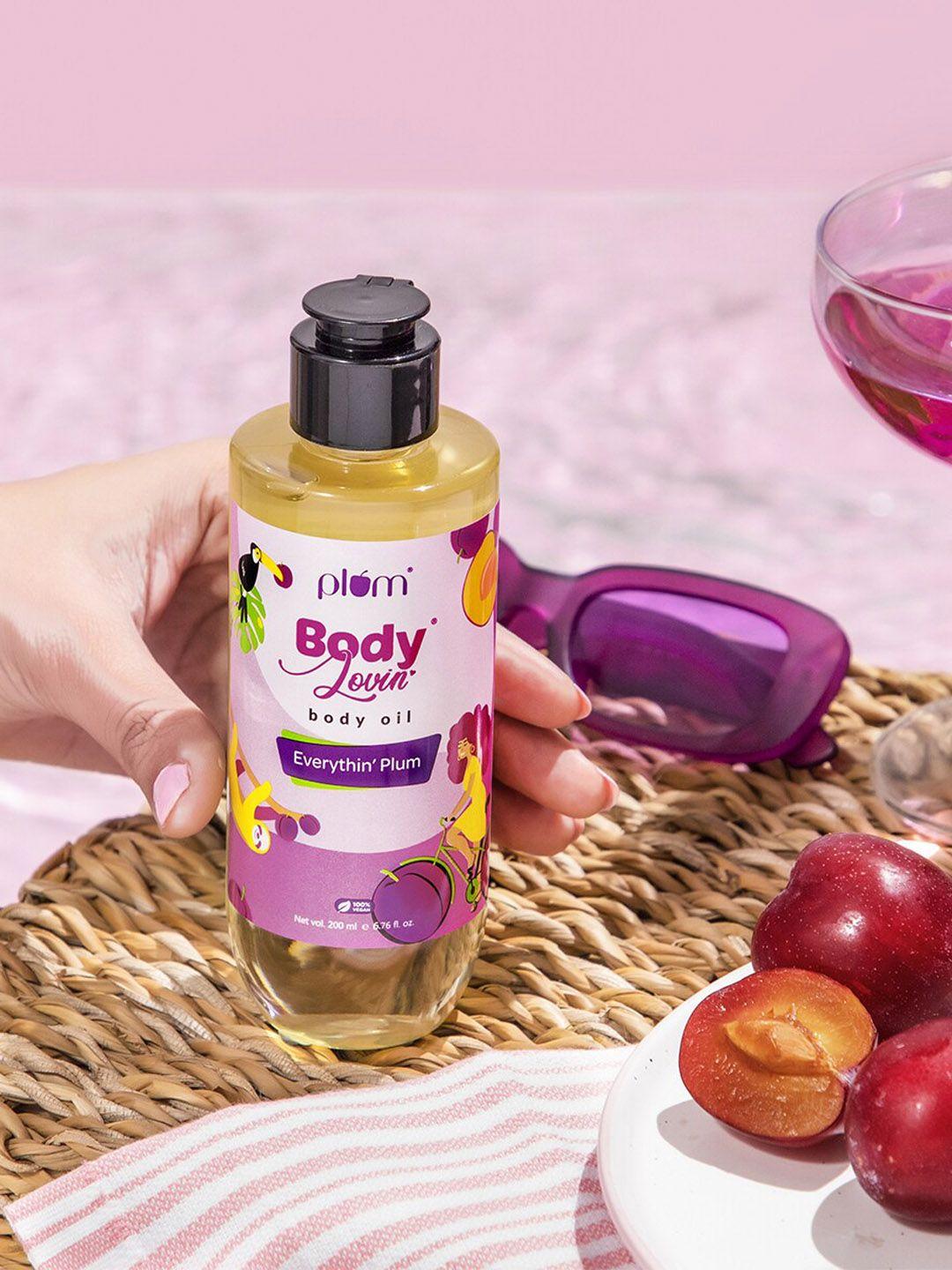 plum bodylovin everythin plum body oil for normal to dry skin - fruity fragrance - 200ml
