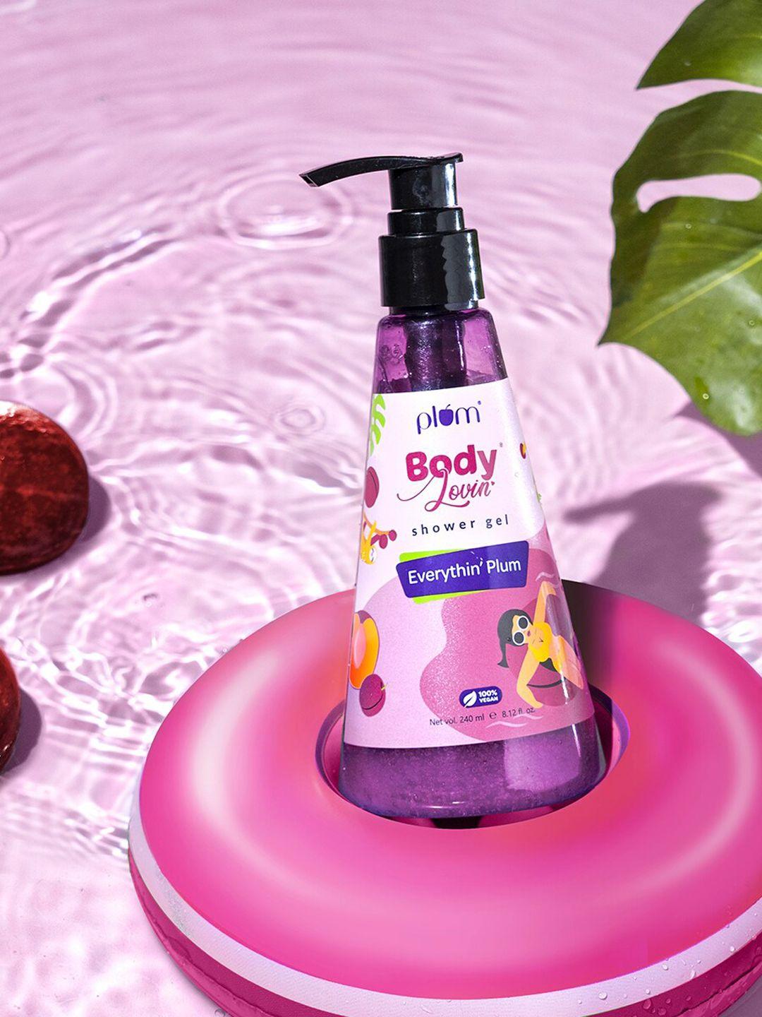 plum bodylovin everythin plum vegan non-drying shower gel for all skin types - 240ml