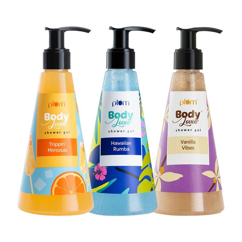plum bodylovin' bestsellin' summer shower gel trio