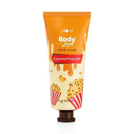 plum bodylovin' caramel popcorn hand cream | moisturizing | non-greasy | caramel popcorn fragrance
