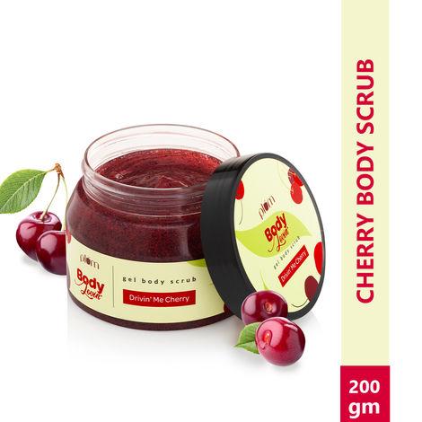 plum bodylovin' drivin' me cherry gel body scrub (200 g)