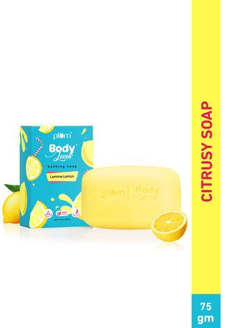 plum bodylovin' lemme lemon bathing soap | all skin types | lemon fragrance | non-drying | sulphate-free | 100% vegan