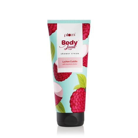 plum bodylovin' lychee cuddle shower cream (body wash) (200 g)