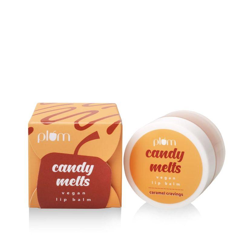 plum candy melts lip balm - caramel cravings