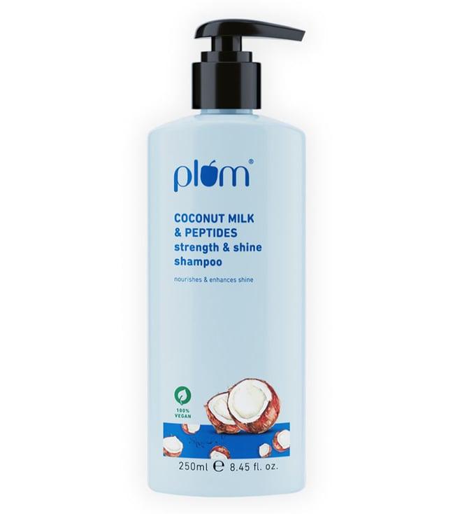 plum coconut milk & peptides strength & shine shampoo - 250 ml