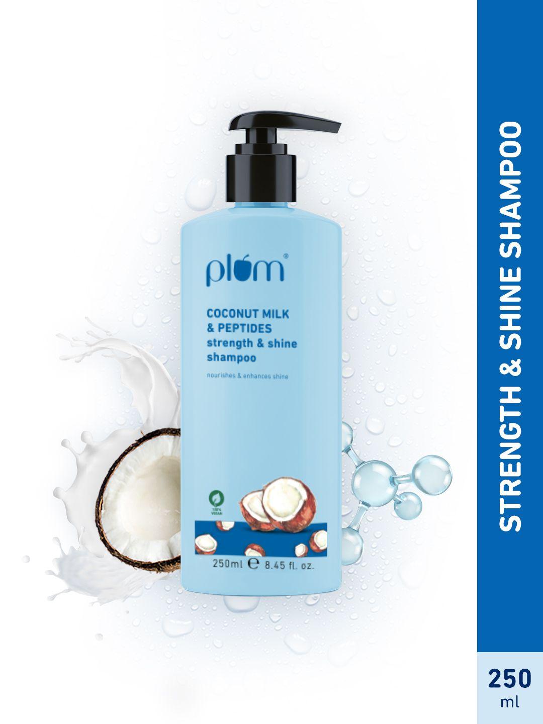 plum coconut milk & peptides strength & shine shampoo - 250ml