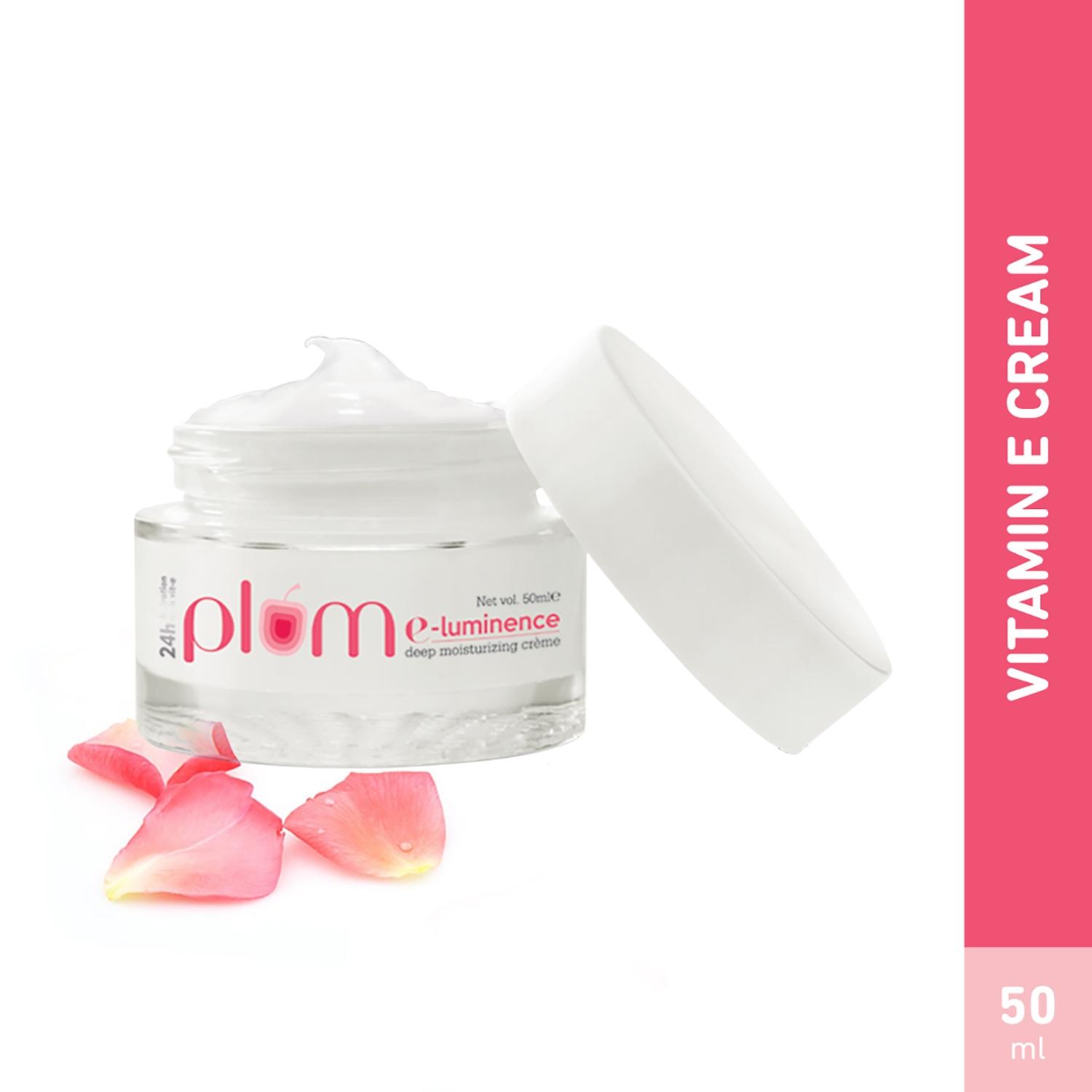 plum e-luminence deep moisturizing crème with vitamin e -intensely nourishes dry & flaky skin (50g)