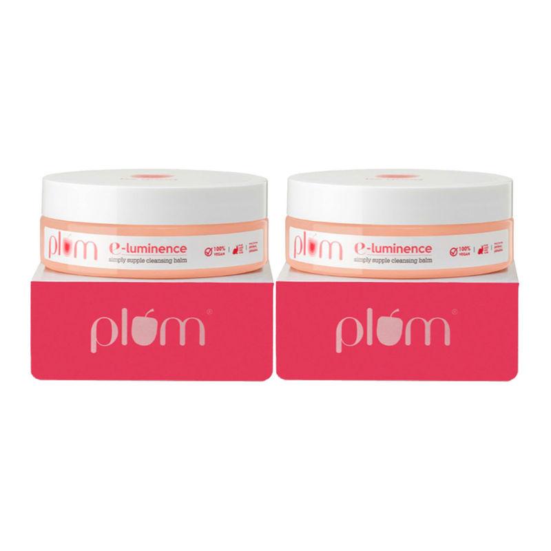 plum e-luminence simply supple cleansing balm (pack of 2)
