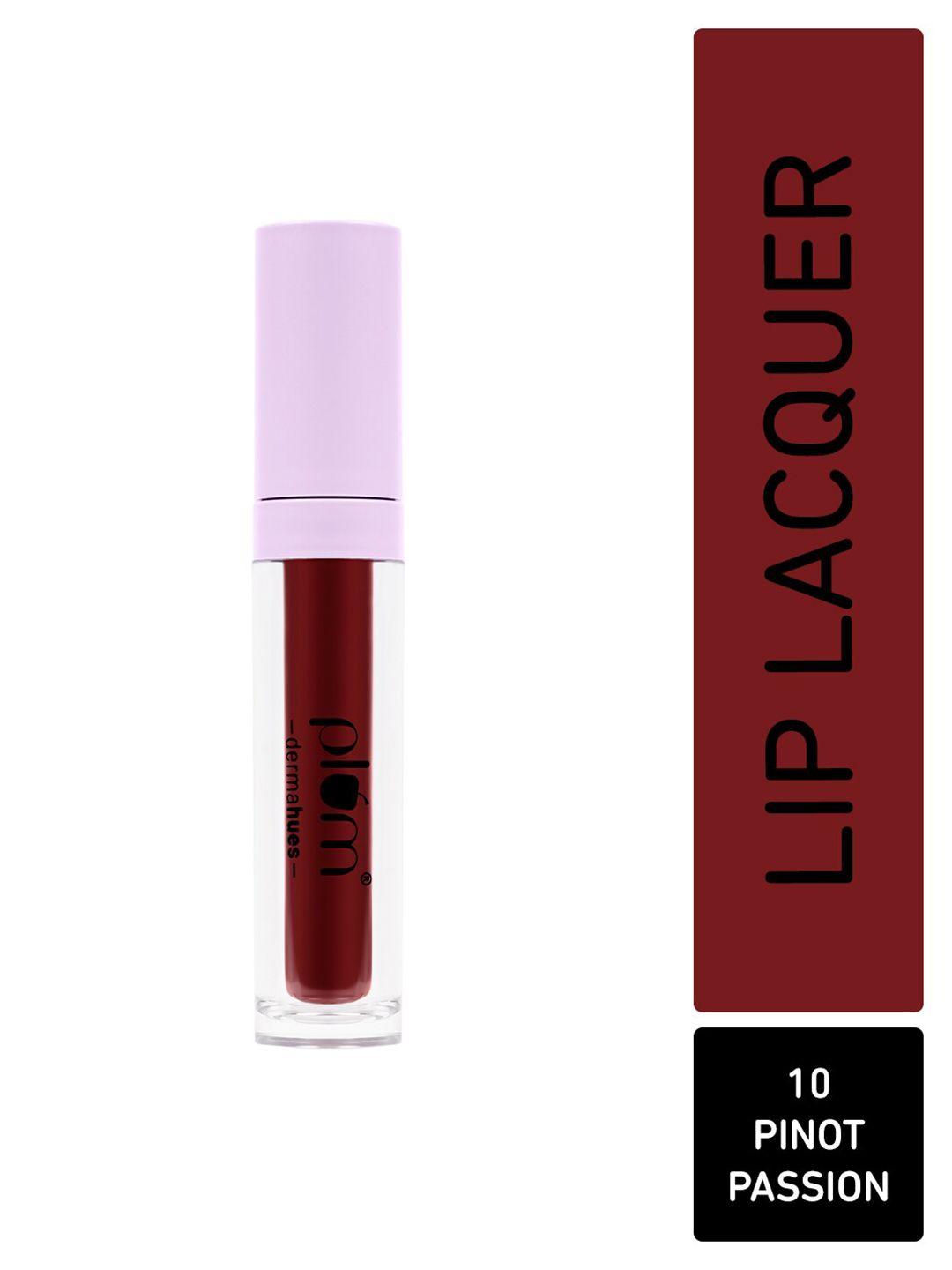 plum glassy glaze 3-in-1 velvety smooth lip lacquer with jojoba 4.5ml - pinot passion 10