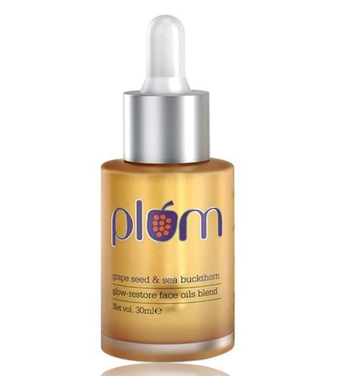 plum grape seed & sea buckthorn glow restore face oil blend - 30 ml