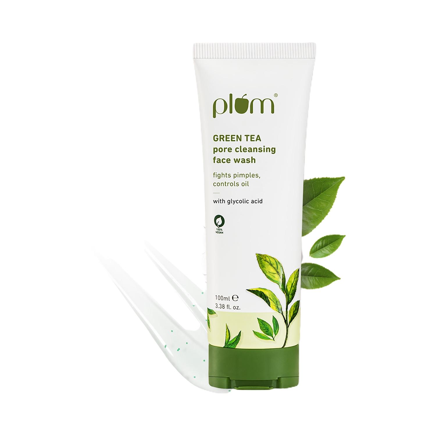 plum green tea pore cleansing acne face wash (100ml)