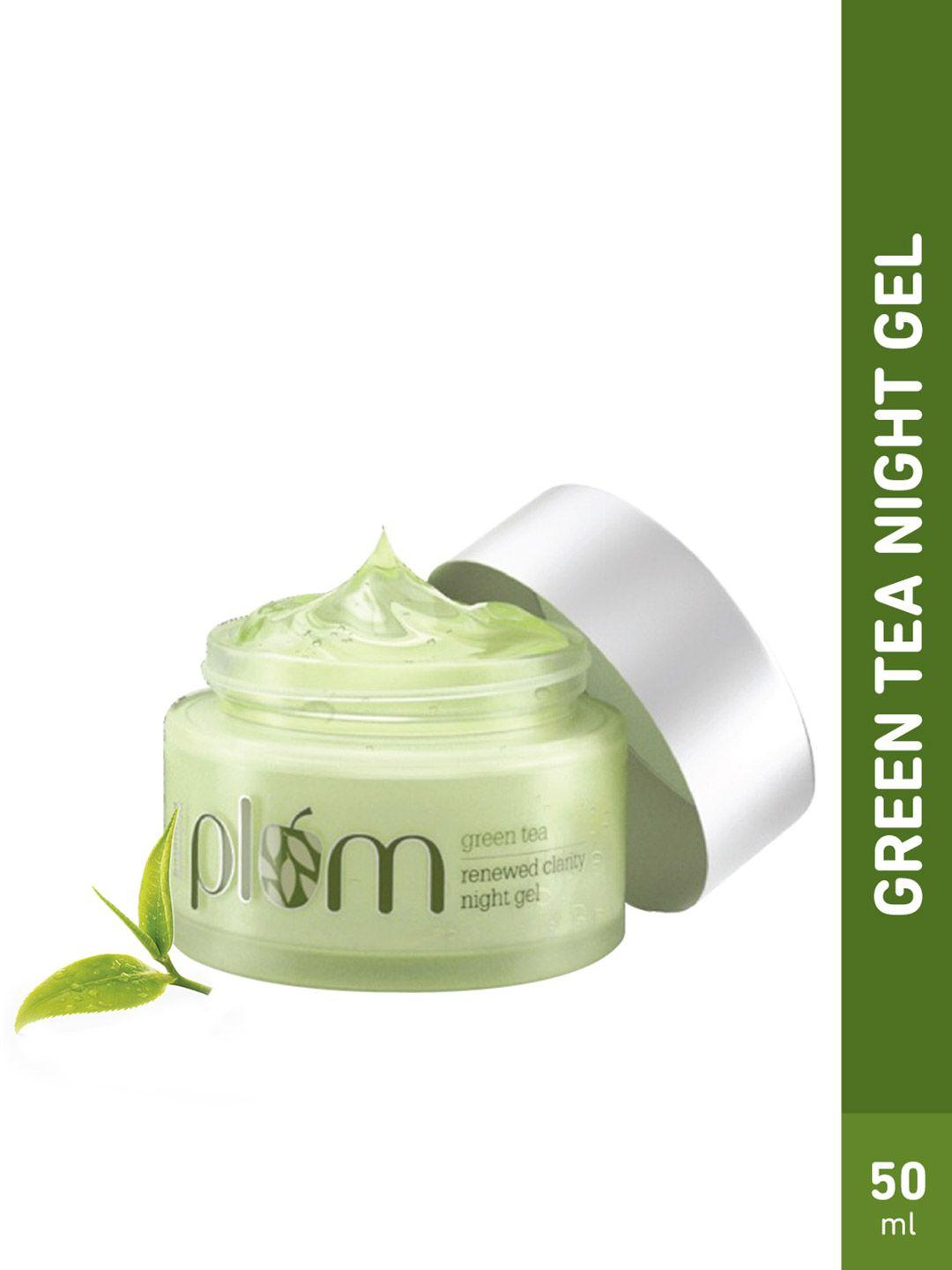 plum green tea range renewed clarity sustainable night gel 50ml