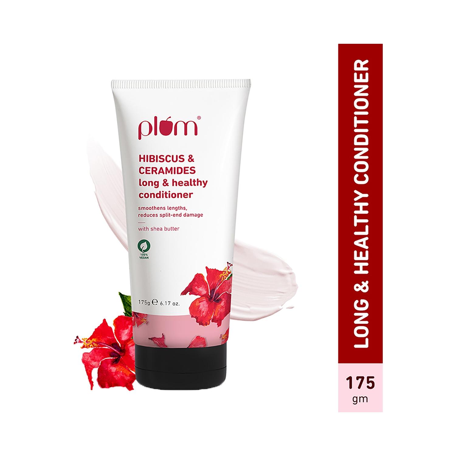 plum hibiscus & ceramides long & healthy conditioner (175g)
