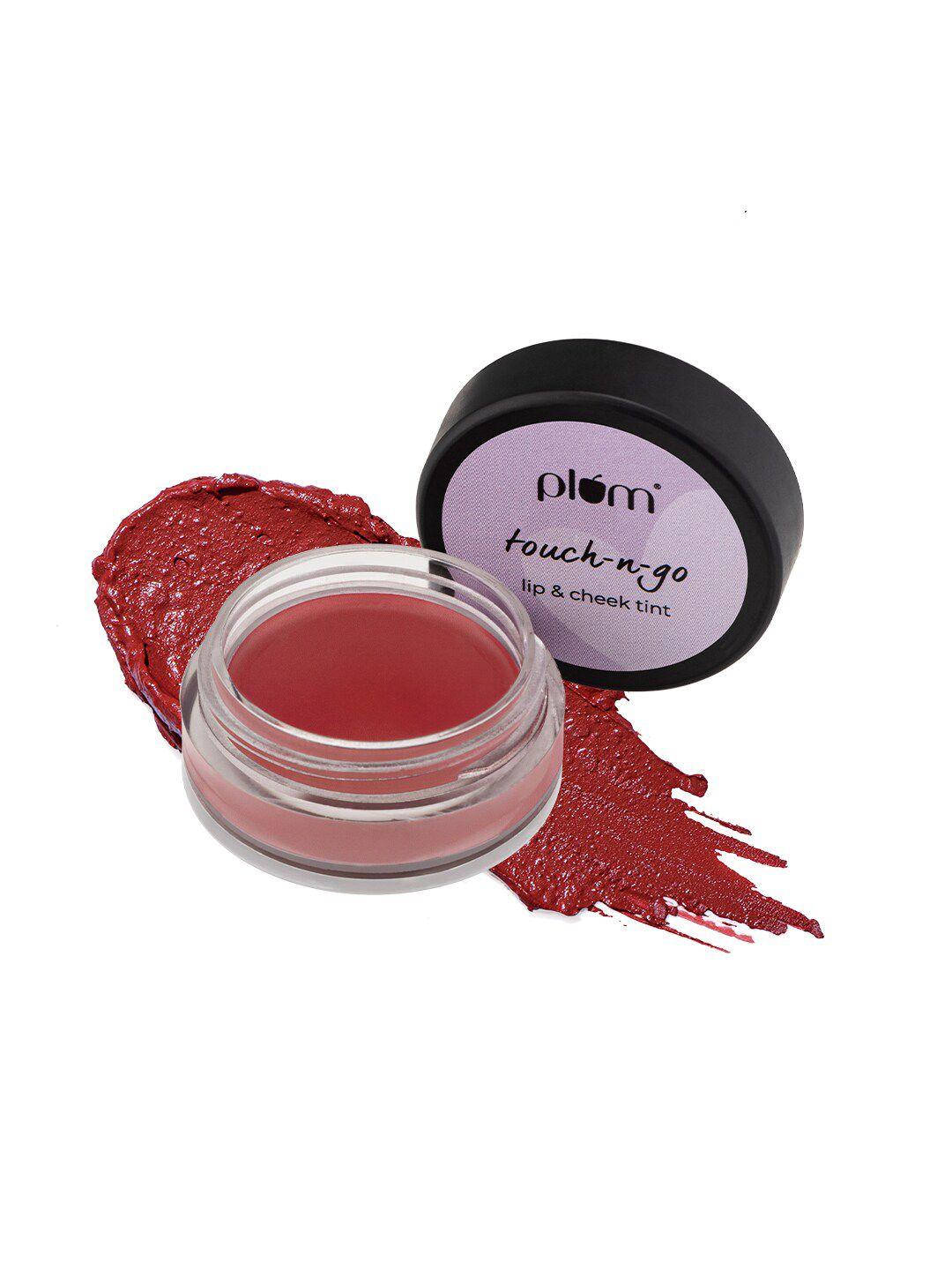 plum highly pigmented touch-n-go lip & cheek tint, 5g - peachy keen 122