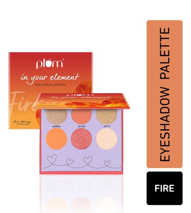 plum in your element eyeshadow palette fire - 10 gm
