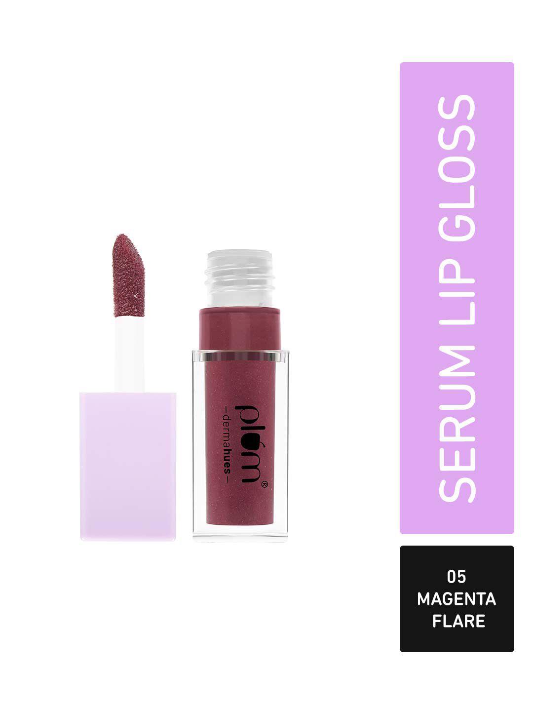 plum keep it glossy highly pigmented serum lip gloss - magenta flare 05