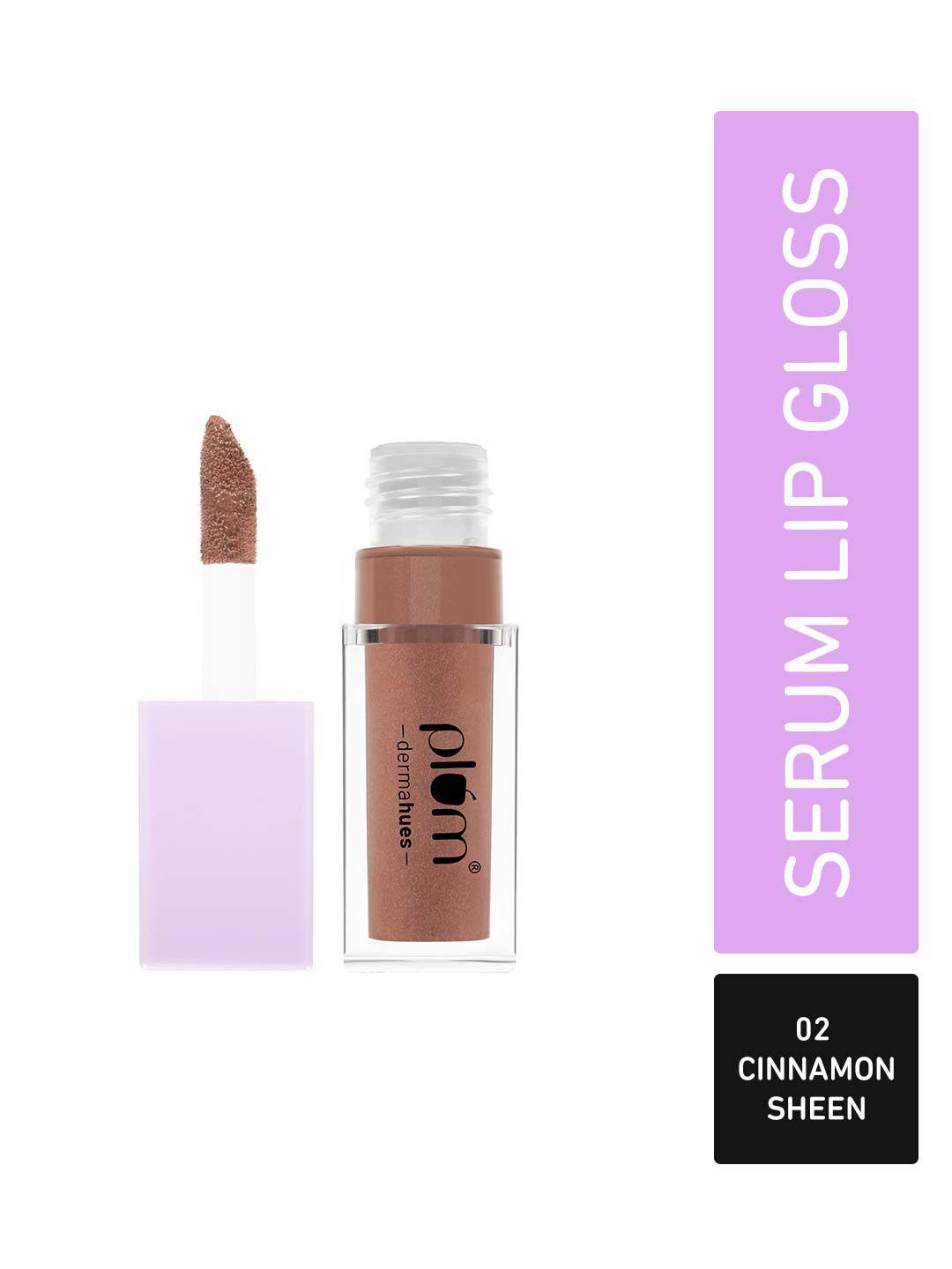 plum keep it glossy serum highly-pigmented lip gloss 6.5ml - cinnamon sheen 02